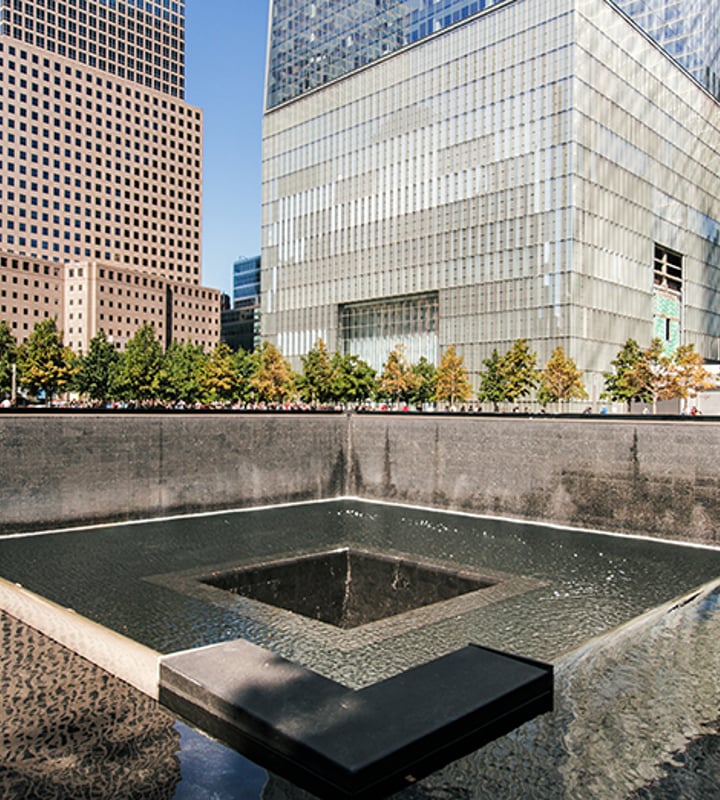 The Reflecting Pools on our 911 tour with One World Observatory tickets